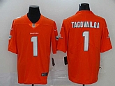 Nike Dolphins 1 Tua Tagovailoa Orange Inverted Legend Limited Jersey,baseball caps,new era cap wholesale,wholesale hats